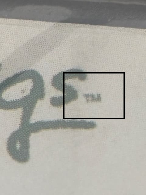 Trademark symbol comparison on authentic vs. fake Nintendo DS game