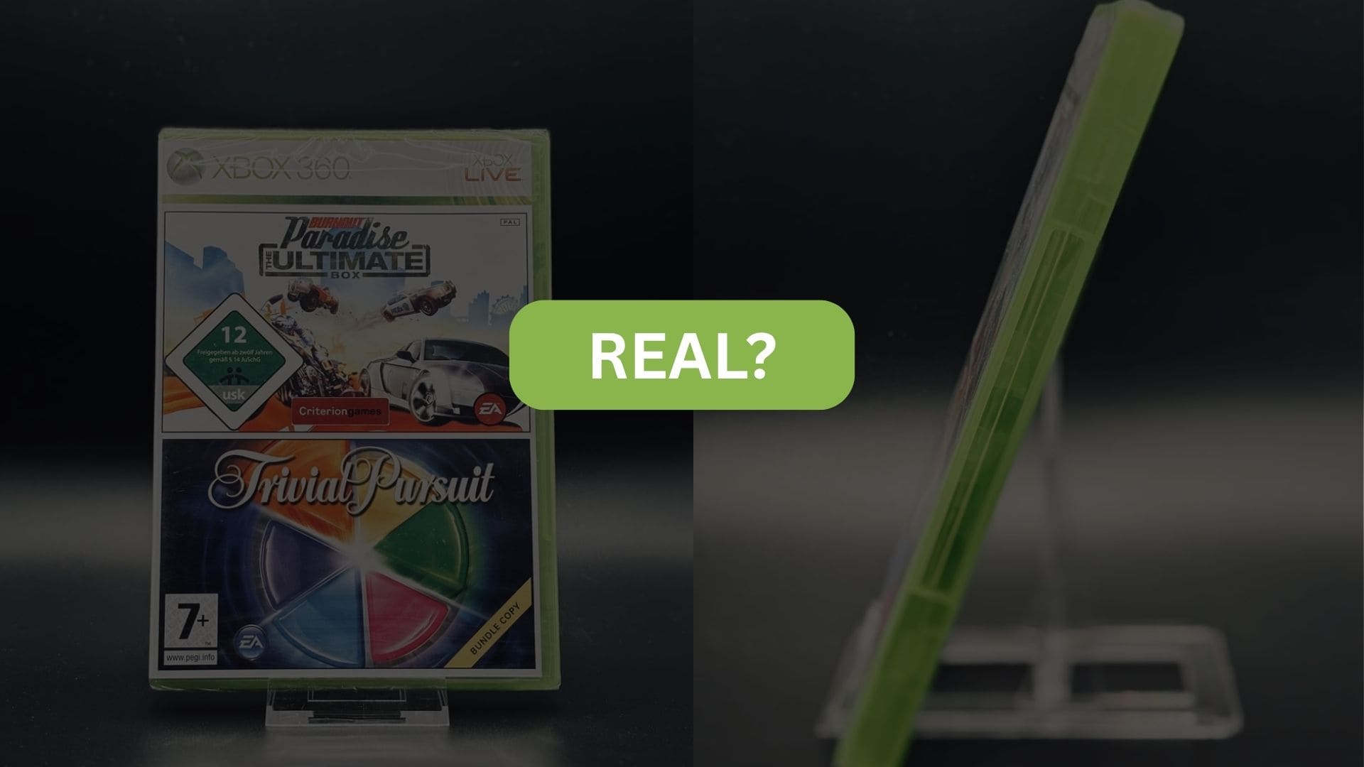 Xbox 360 Game without Xbox Certificate of Authenticity Sticker